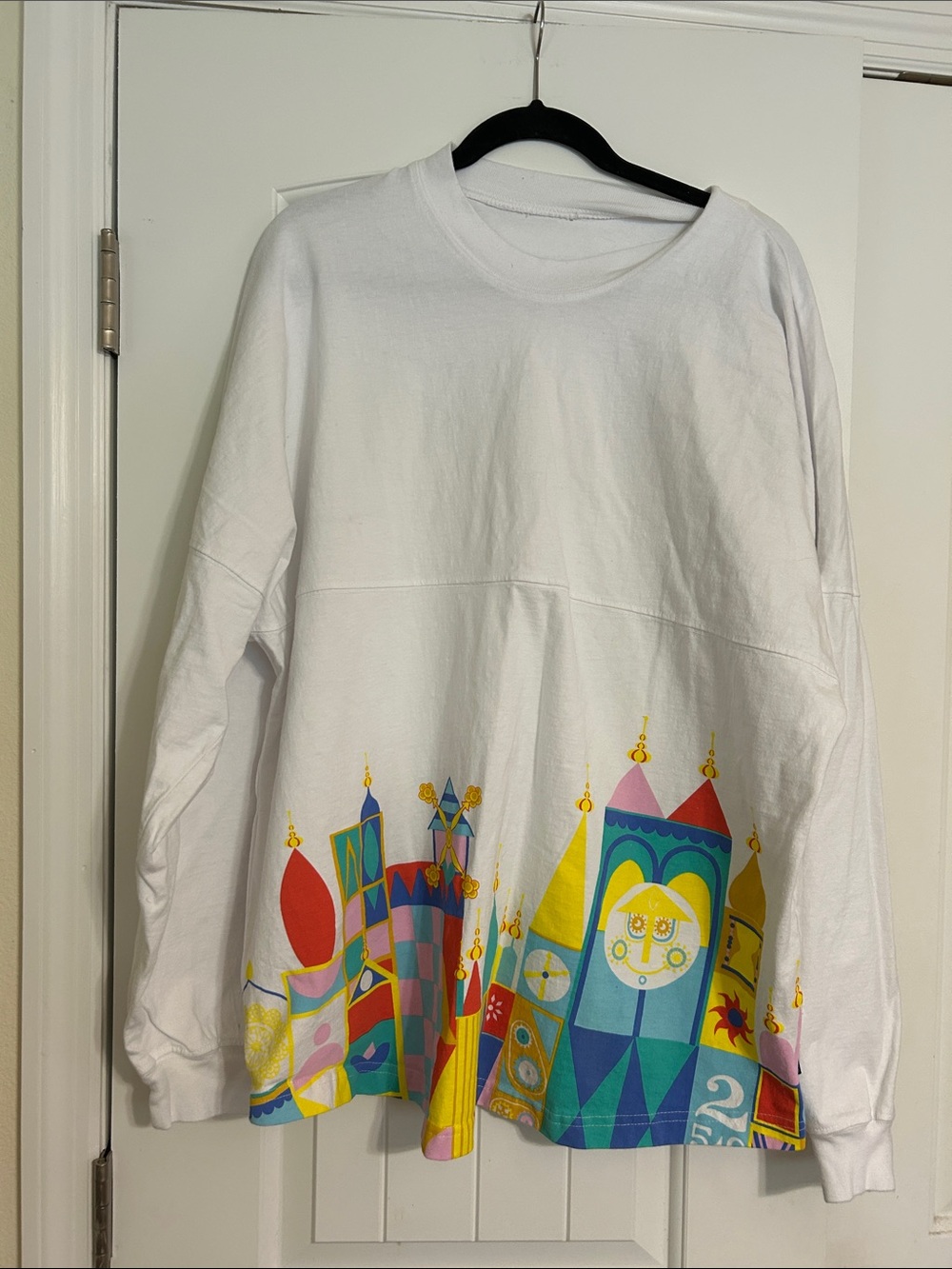 Spirit Jersey Disney Small World Long Sleeve Shirt